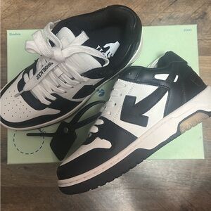 Black and White off white